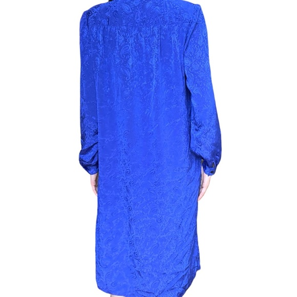 LIZ CLAIBORNE 90’s Vintage Silky Dress - Picture 4 of 7